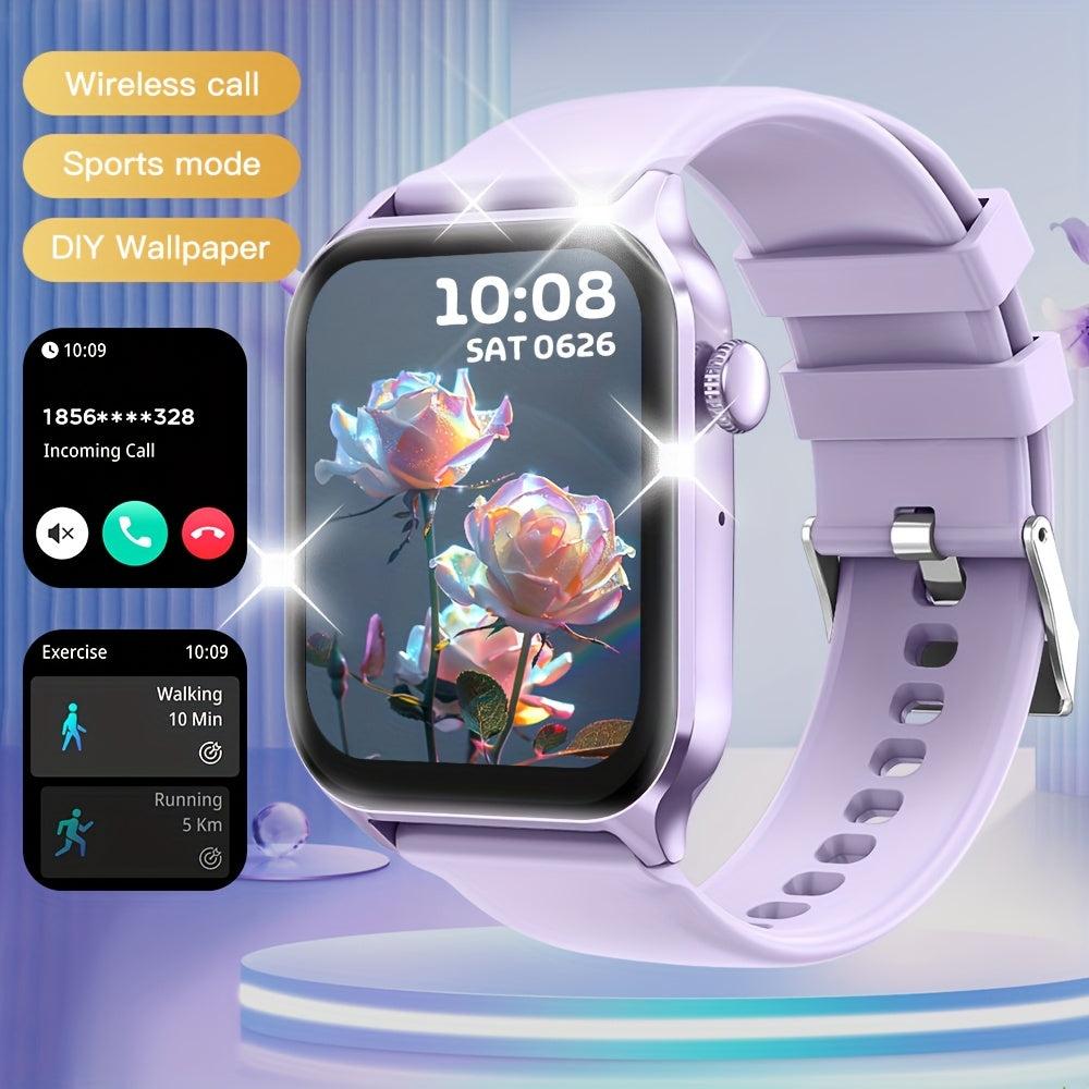 1pc Smart Watches for Women, 1.83'' Outdoor Digital Fitness Watch with Multi-Function for Fitness, Daily Use, Compatible with IOS & Android, Valentine's Day Gifts