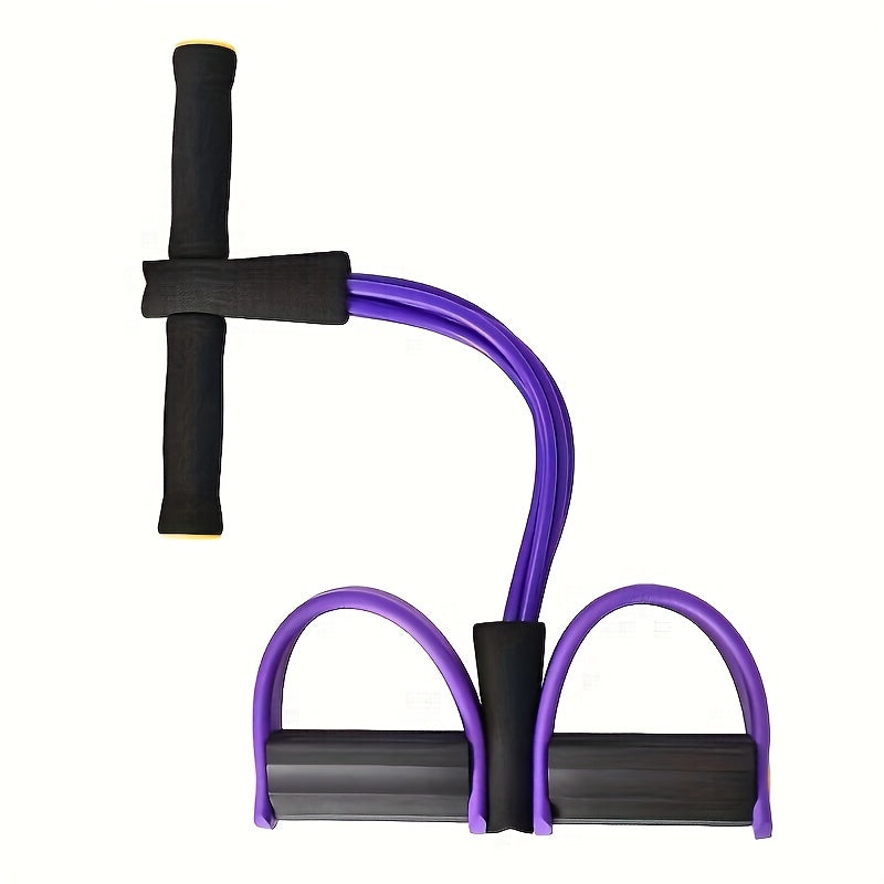 [6-Tube Resistance Band] 6-Tube Upgraded High-Tension Resistance Band - Ergonomic Design, Durable Purple Resistance Band, Suitable for Home Gyms, Cardio Workouts, Strength, Exercise Additions, Stylish Fitness Equipment, Comfortable Grip, Winter for home F