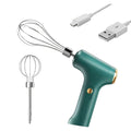 Hand Mixer | Household Cordless Electric Hand Mixer, USB Rechargeable, 304 Stainless Steel, With 2 Detachable Stir Whisks, 3 Speed Modes for Kitchen Baking