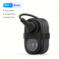 ORICO Travel Power Strip, 3.7ft Small Extension Cord, Portable Power Strip Flat Plug with 2 AC Outlets 3 USB Ports (1 USB C), Multi Plug Extension Cord for Travel, Cruise, Office, Hotels