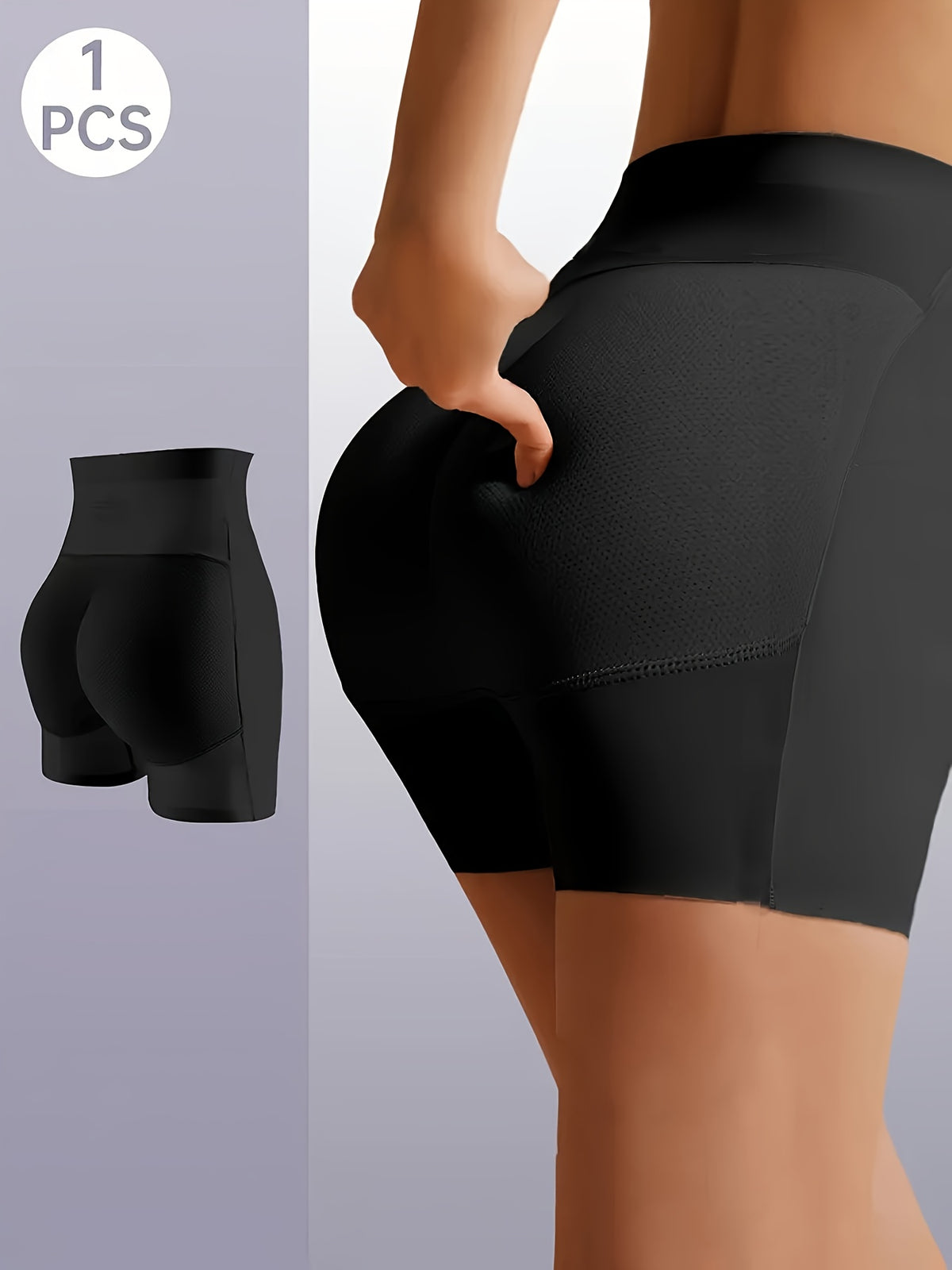 Women'S Shaping Bodysuit Lift Device Fake Pad Panties Women'S Seamless Shaping Beauty Peach Fake Pad Body Shaping Tummy Control Lifting Pants with Padding Shaping Bodysuit