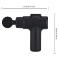 Multifunctional portable fascia gun, electric massager, USB charging port, 6-speed adjustment + 8 replaceable massage heads, suitable for muscle relaxation after exercise and fitness, a Christmas or Halloween gift for family, friends, and classmates