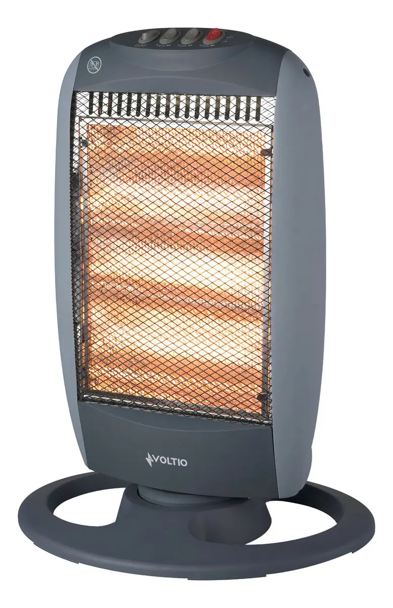 Calefactor Voltio CEC3VOLT eléctrico de cuarzo 3 niveles color gris