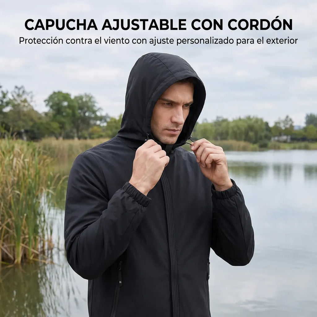 Chaqueta Fina A Prueba De Viento Casual Para Hombre Tactica