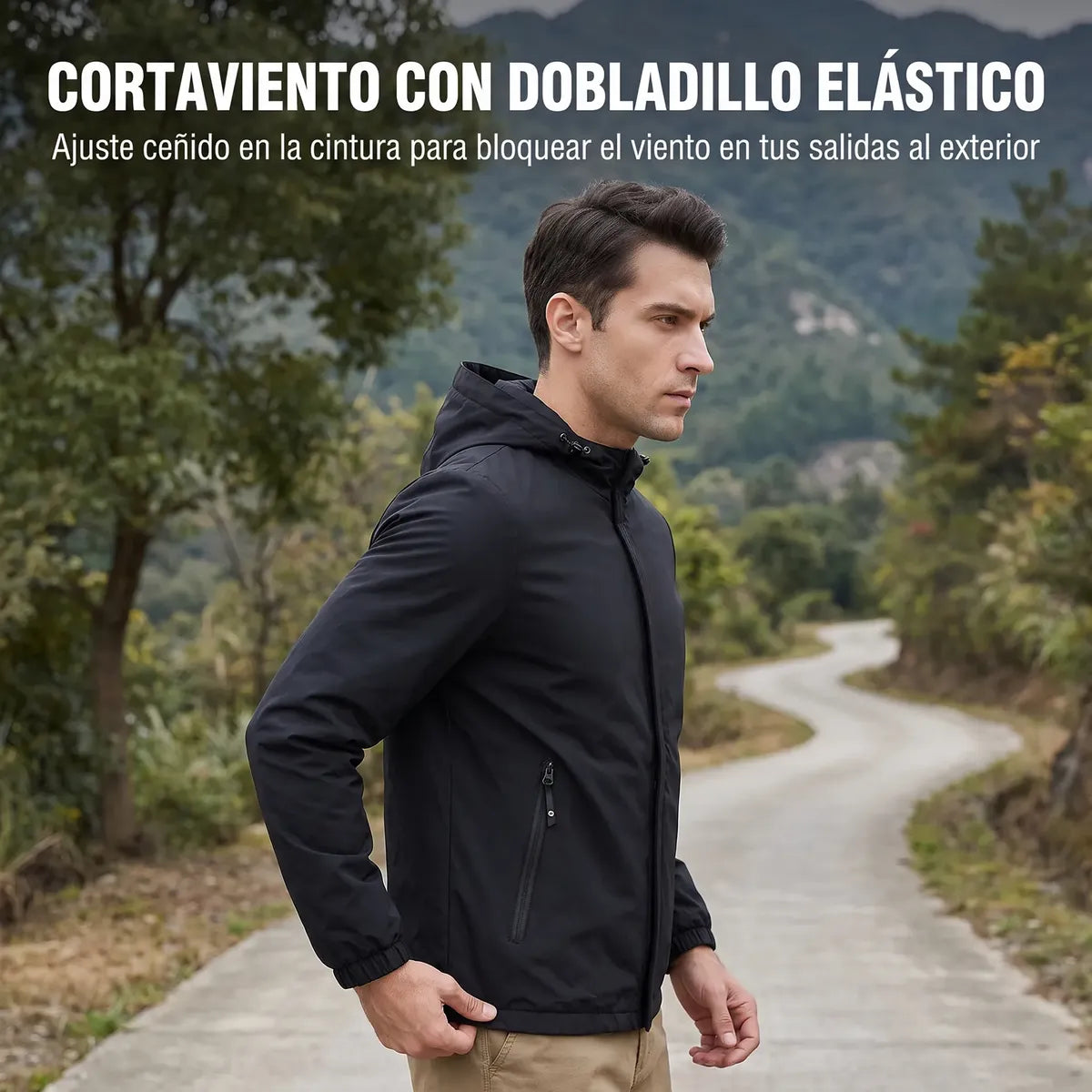 Chaqueta Fina A Prueba De Viento Casual Para Hombre Tactica