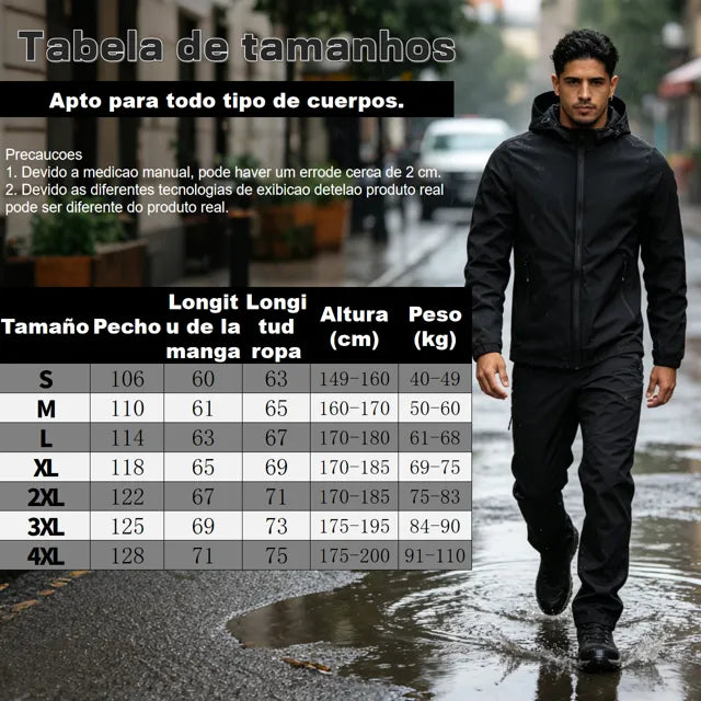 Chaqueta Fina A Prueba De Viento Casual Para Hombre Tactica