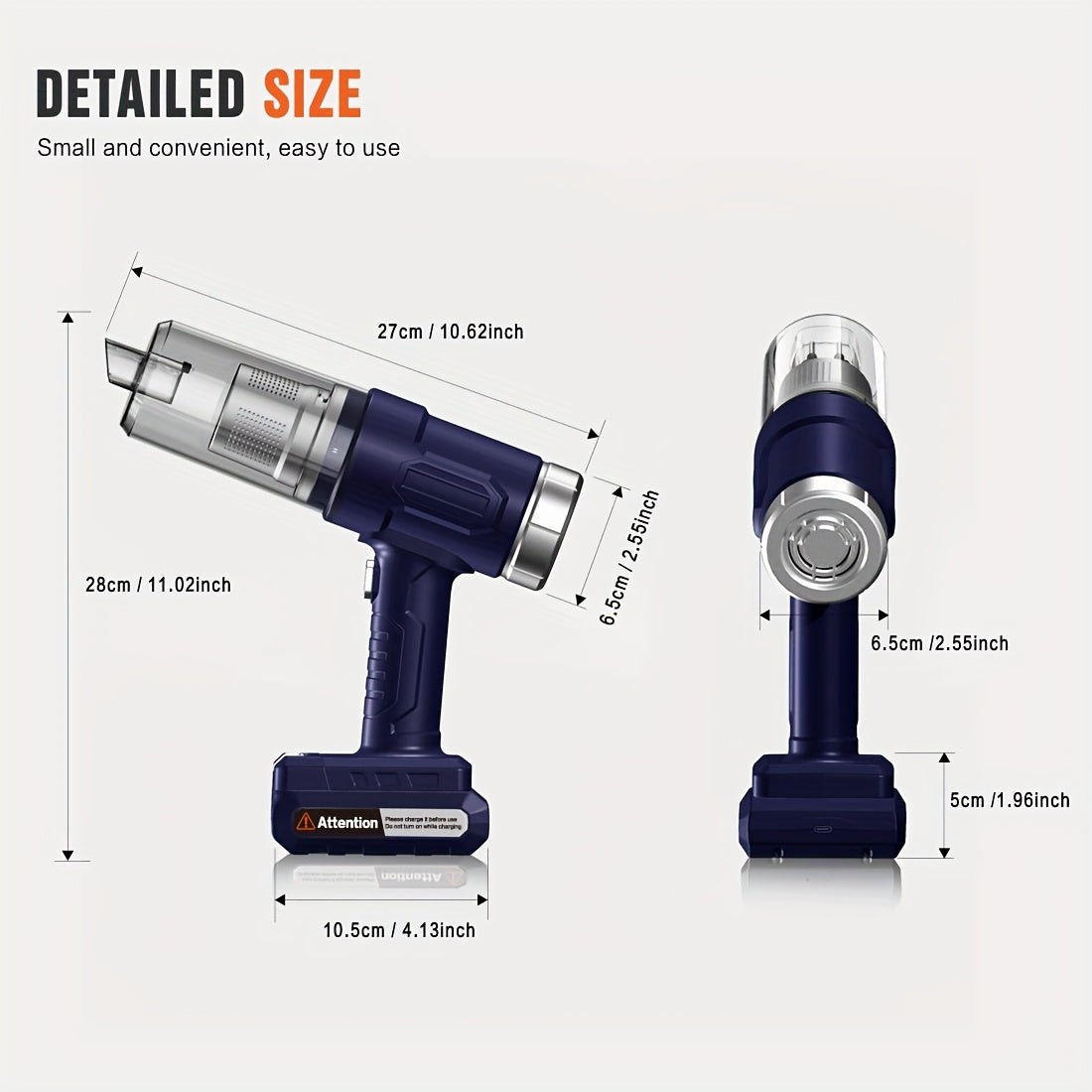 Car Vacuum Cleaner: Strong Suction, Wireless, Convenient Dust Collector, Gap Vacuum – Suitable For Cars, RV, Kitchen, Floor, Home And Other Cleaning Equipment, Car And Household Cleaning Supplies, Cool Automotive Supplies
