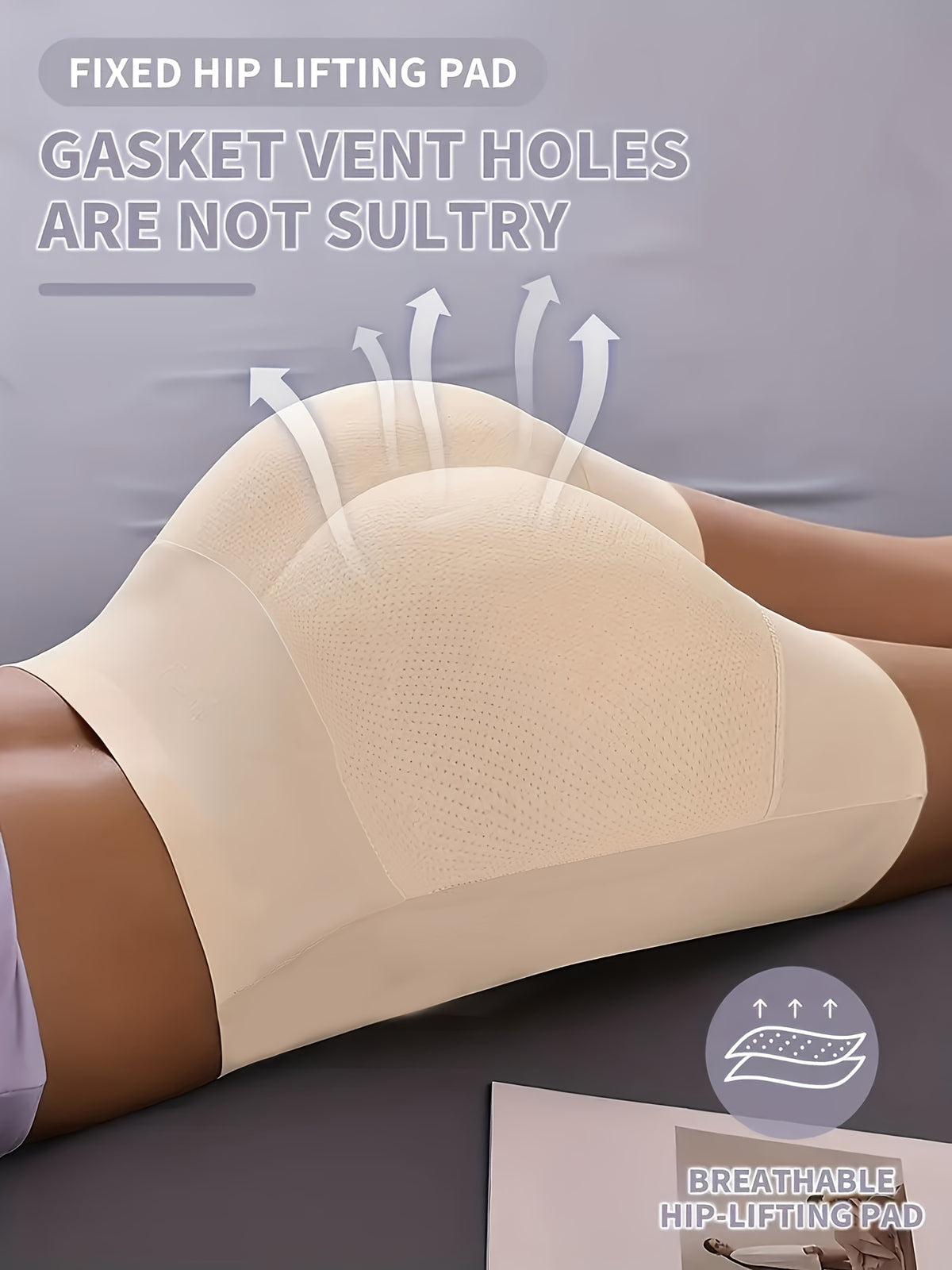 Women'S Shaping Bodysuit Lift Device Fake Pad Panties Women'S Seamless Shaping Beauty Peach Fake Pad Body Shaping Tummy Control Lifting Pants with Padding Shaping Bodysuit