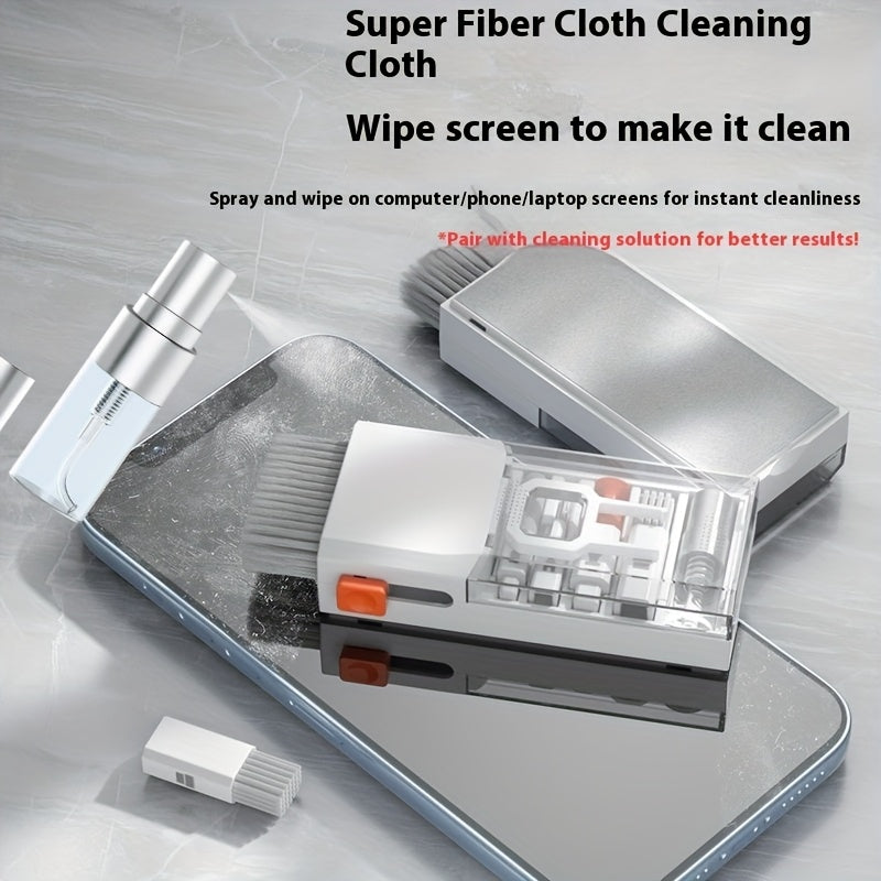 9in1 Multifunctional Cleaning Tool Kit - Keyboard, Earphones, Phone, Computer Screen, Deep Cleaning Brush, Camera Glass, Laptop Lens Cleaning Set