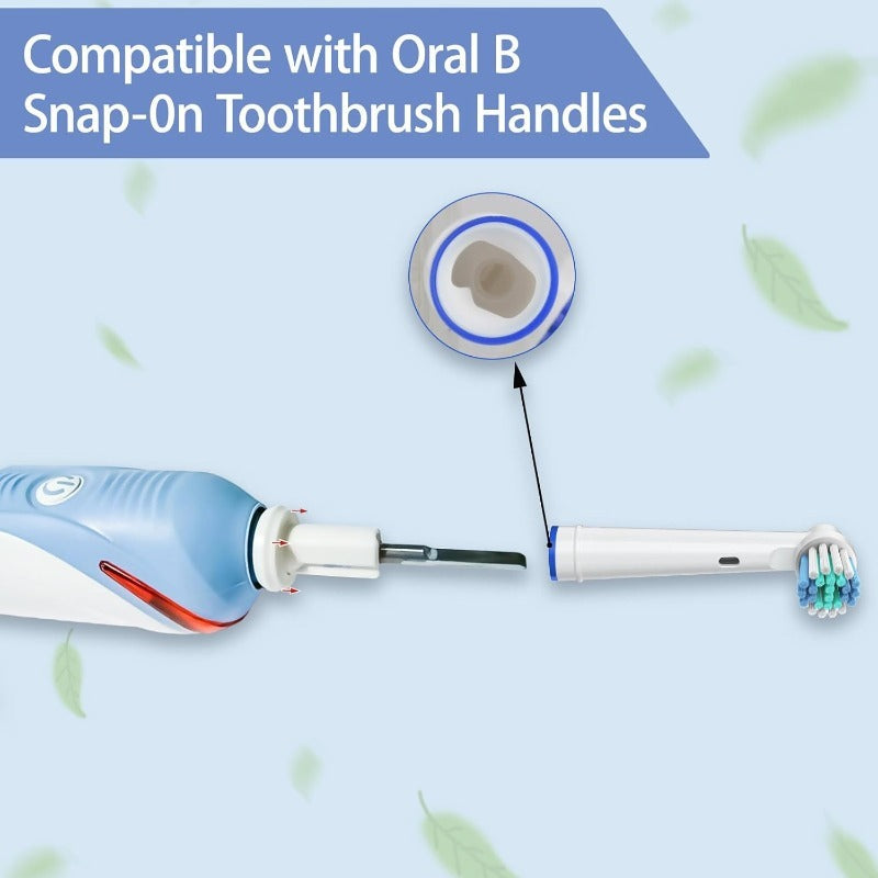 12pcs EB17-X Replacement Brush Heads Compatible And 1pc Cleaning Rod Bag with Oral-B Electric Toothbrush Professional Care/Pro Health