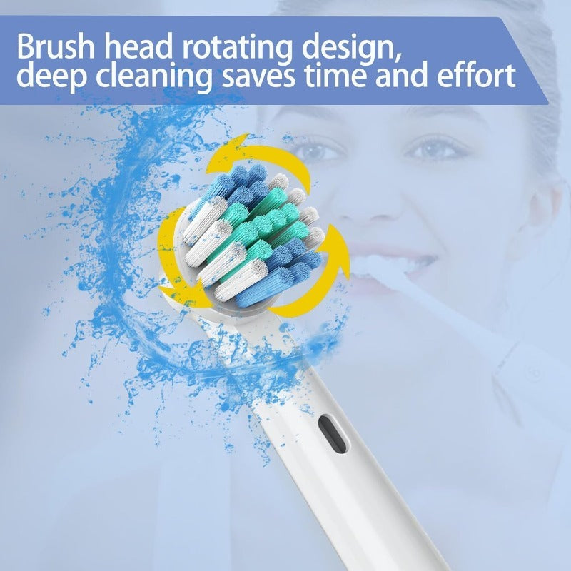 12pcs EB17-X Replacement Brush Heads Compatible And 1pc Cleaning Rod Bag with Oral-B Electric Toothbrush Professional Care/Pro Health